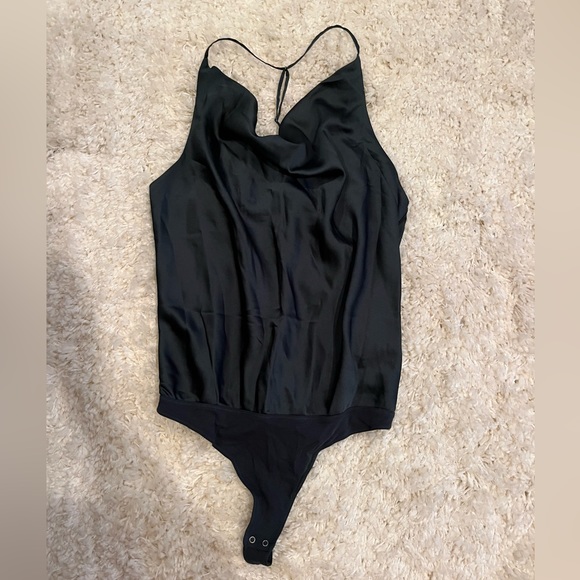 Abercrombie & Fitch Adjustable Cowl Neck Bodysuit - Picture 1 of 3